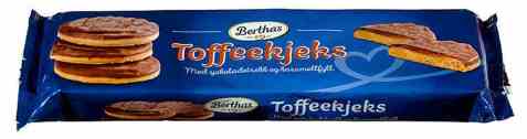 Bilde av Berthas toffee kjeks.
