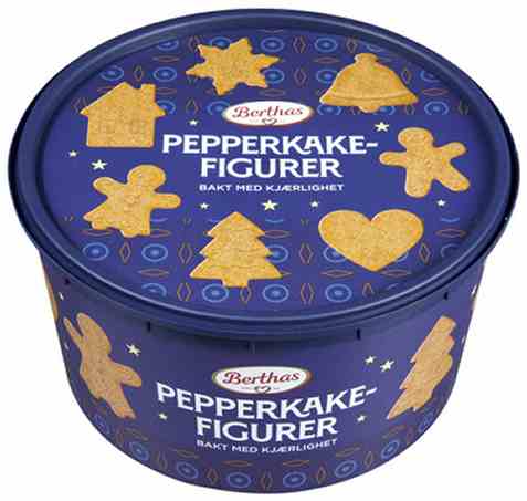 Bilde av Berthas pepperkakefigurer.