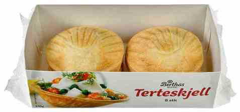 Bilde av Berthas terteskjell. Bilde av Berthas terteskjell.