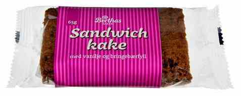 Bilde av Berthas sandwichkake sjoko og vanilje.