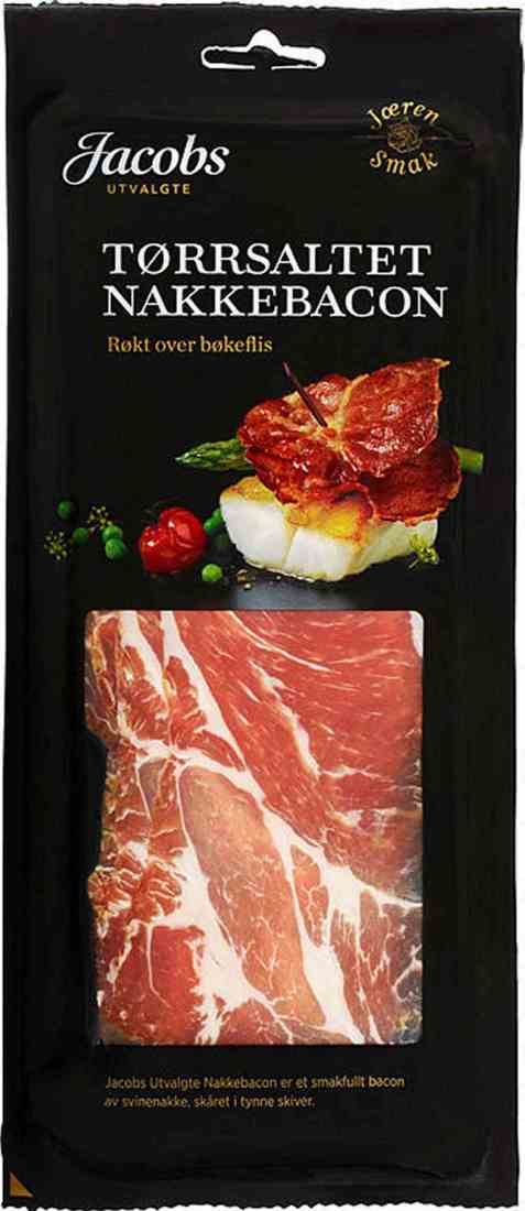 Bilde av Jacobs Utvalgte nakkebacon tørrsaltet.