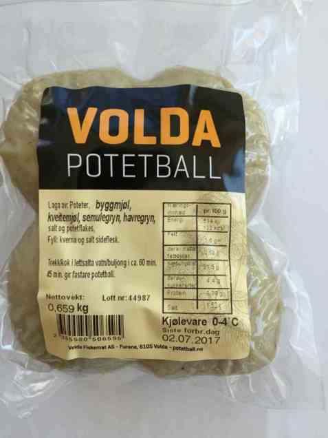 Bilde av Volda potetball.