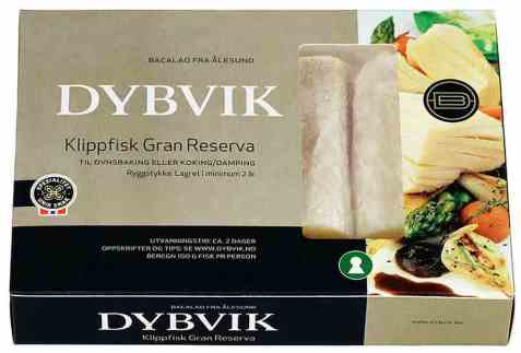 Bilde av Dybvik klippfisk gran reserva modnet 300 gr.