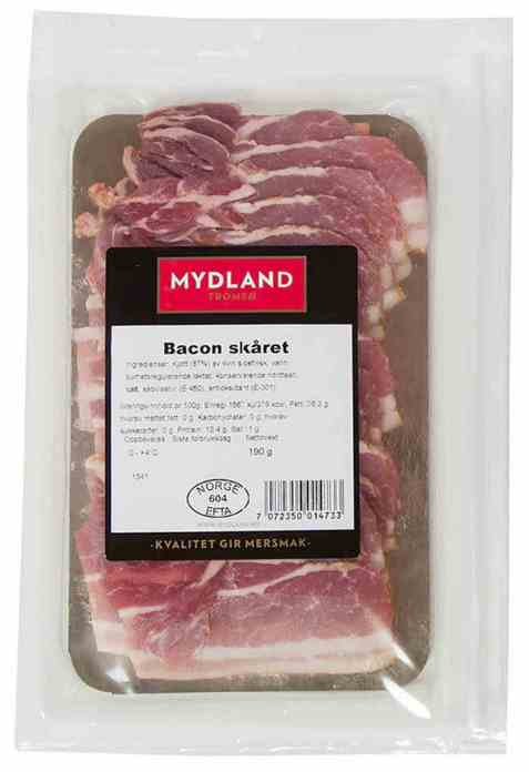 Bilde av Mydland bacon skivet 190 gr.