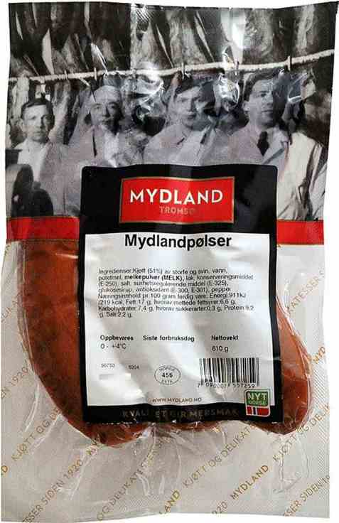 Bilde av Mydland mydlandpølse 610 gr.