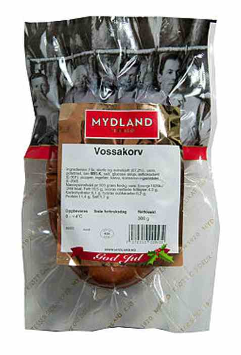 Bilde av Mydland vossakorv 300 gr.