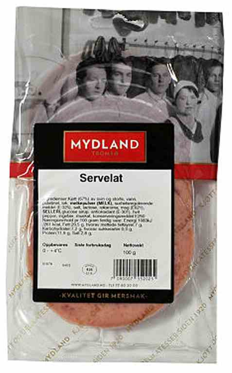 Bilde av Mydland servelat 100 gr.