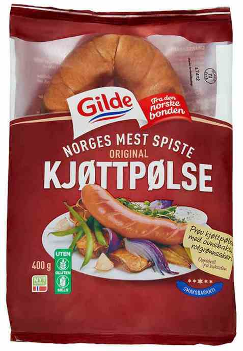 Bilde av Gilde kjøttpølse original ring.