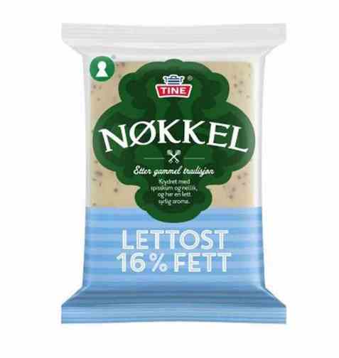 Bilde av Tine Nøkkelost lettere, skorpefri.