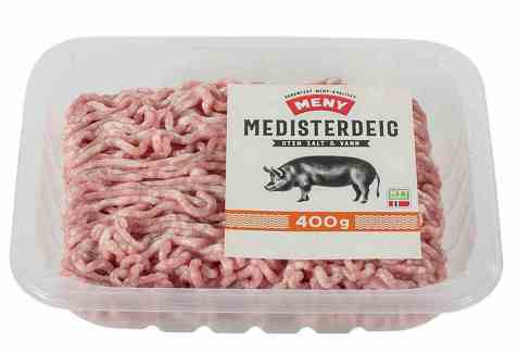 Bilde av Meny medisterdeig.