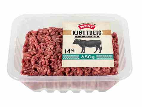 Bilde av Meny kjøttdeig storfe uten salt og vann.