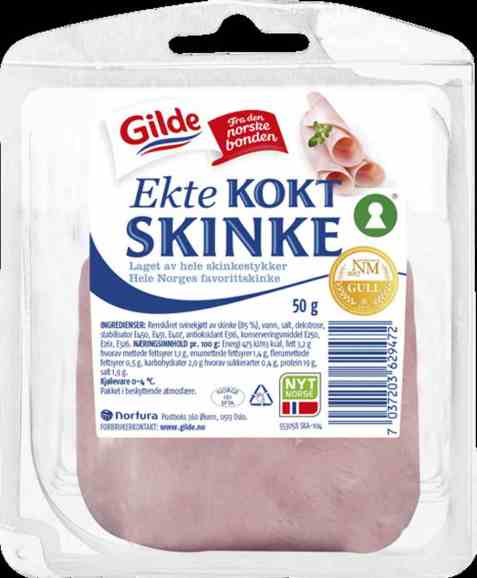 Bilde av Gilde ekte kokt skinke 50 gr.