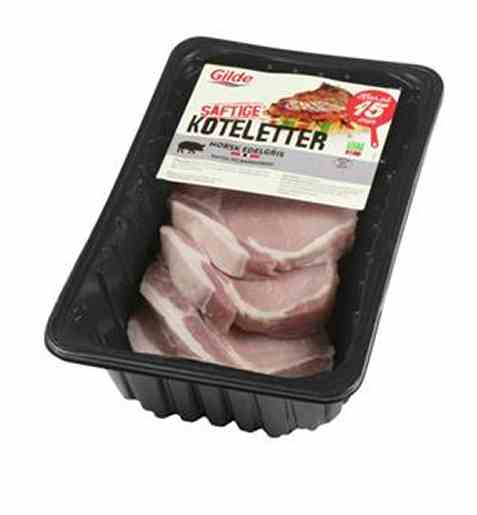 Bilde av Gilde edelgris Koteletter 700gr.