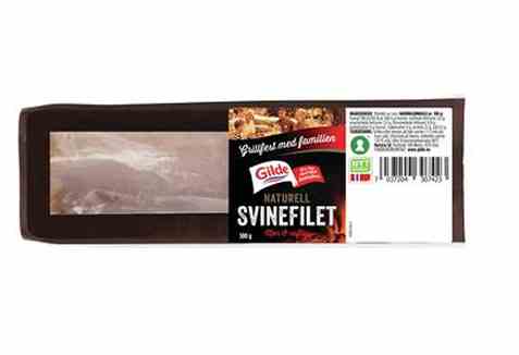 Bilde av Gilde svinefilet bit naturell 500gr.