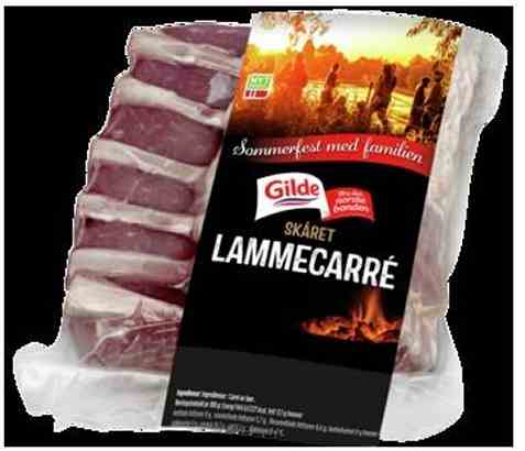 Bilde av Gilde lammecarre skåret.
