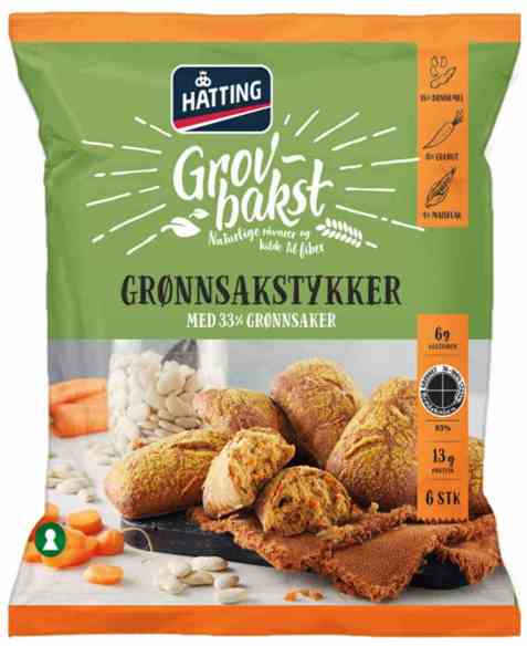 Bilde av Hatting grønnsakstykker 402gr.