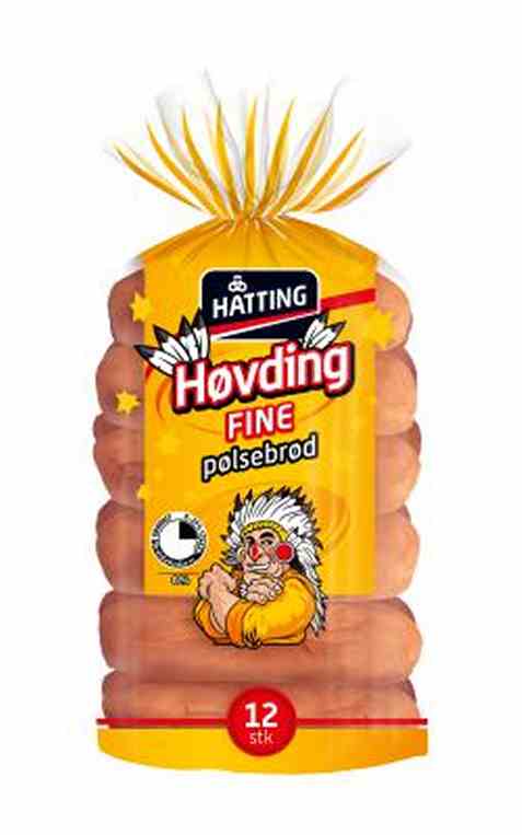 Bilde av Hatting Høvding fine pølsebrød.