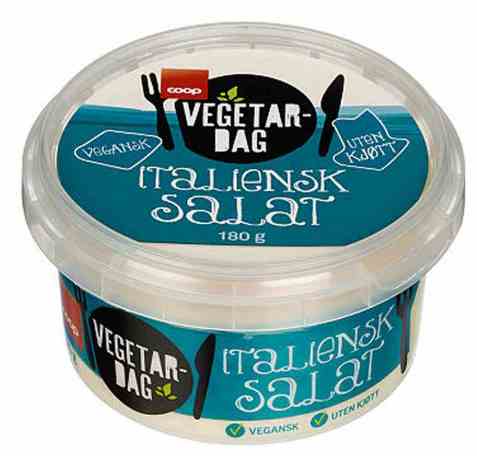 Bilde av Coop vegetardag italiensk salat 180gr.