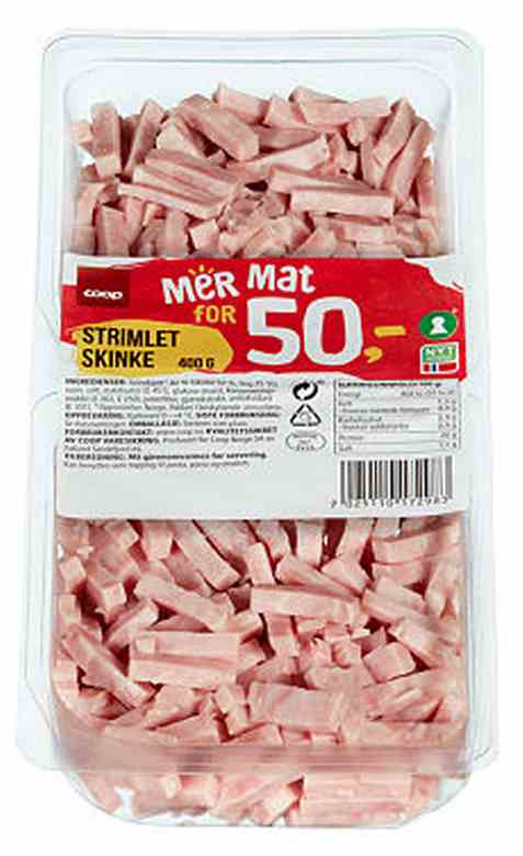 Bilde av Coop strimlet skinke 400gr.