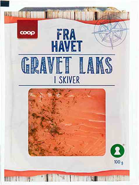 Bilde av Coop gravlaks skivet 100gr.