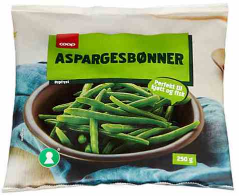 Bilde av Coop aspargesbønner 250gr.