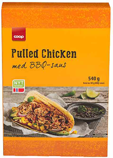 Bilde av Coop pulled chicken 540g.