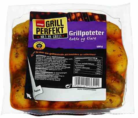 Bilde av Coop grill perfekt grillpotet 500g.
