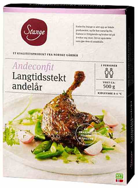 Bilde av Stange confit av and.