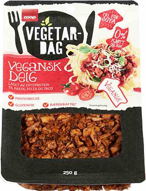 Bilde av Coop vegetardag vegansk deig 250gr.