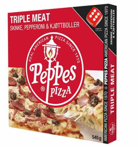 Bilde av Peppes triple meat 545gr.
