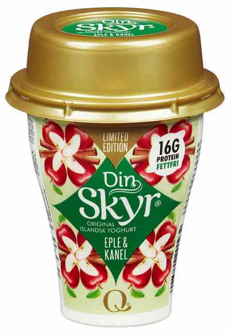 Bilde av Q skyr eple og kanel.