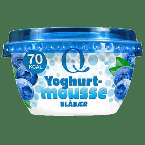 Bilde av Q Yoghurtmousse blåbær.