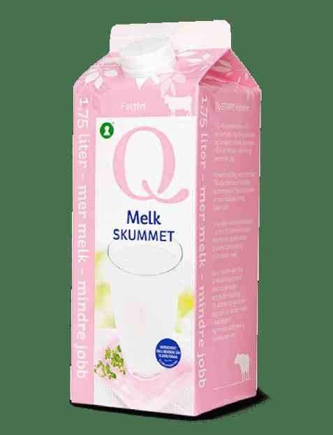 Bilde av Q melk skummet 1,75 l.