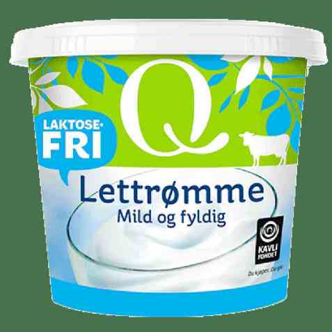 Bilde av Q lettrømme laktosefri.