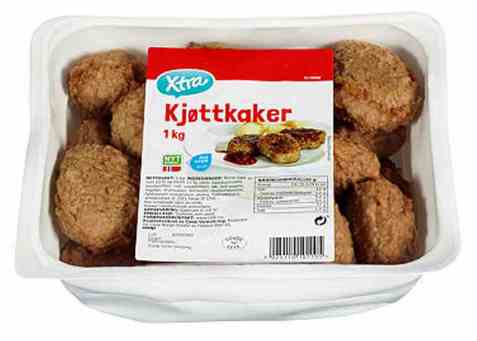 Bilde av Coop xtra kjøttkaker 1kg.