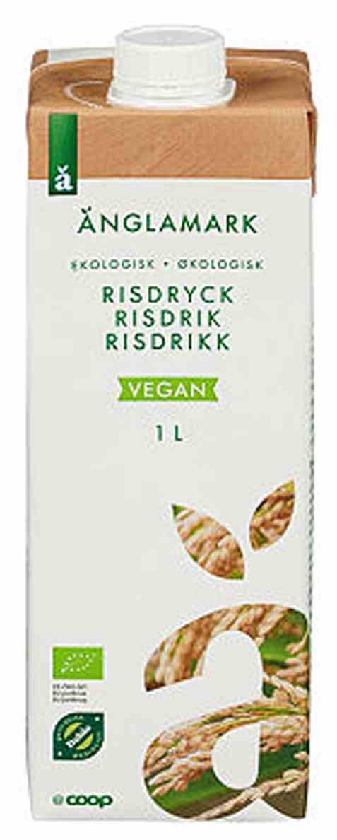 Bilde av Coop anglamark Økologisk risdrikk.
