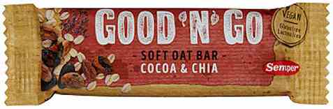 Bilde av Semper havrebar med cocoa og chia.
