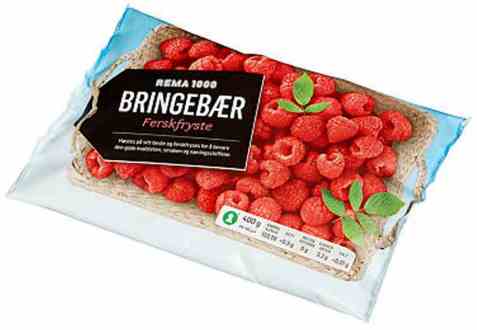 Bilde av Rema 1000 bringebær 400gr.
