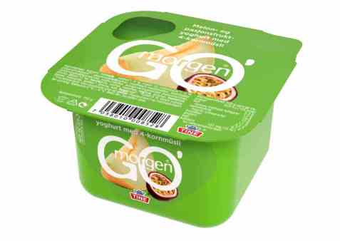 Bilde av Tine Go morgen Melon/Pasjonsfruktyoghurt med 4-kornmusli.