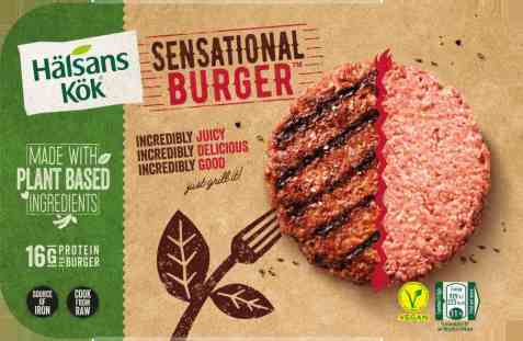 Bilde av Halsans kok Sensational burger.