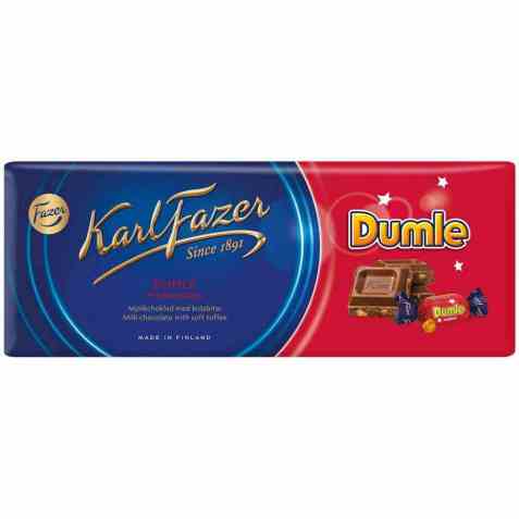 Bilde av Fazer Dumle Milk Chocolate 145g.