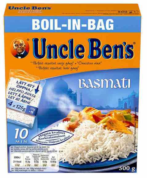 Bilde av Uncle Bens boil in bag basmatiris 500gr.