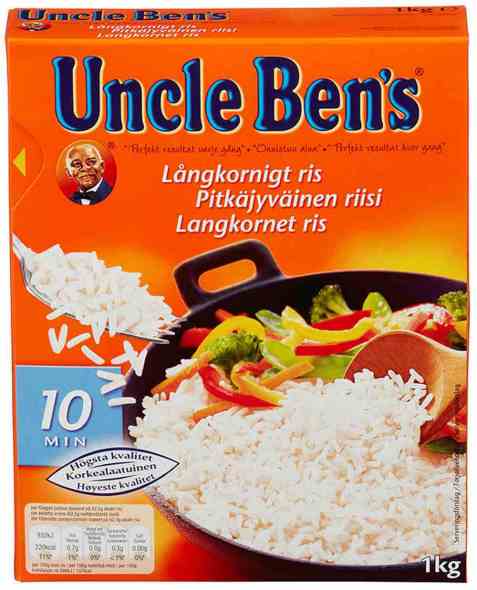 Bilde av Uncle Bens ris langkornet.
