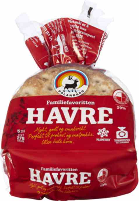 Bilde av Polarbrød Havre 275gr.