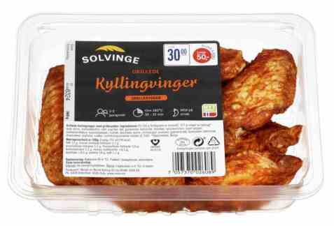Bilde av Solvinge grillede kyllingvinger 360gr.