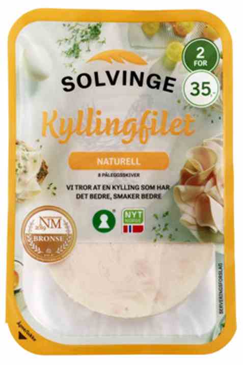 Bilde av Solvinge kyllingfilet naturell 80gr.