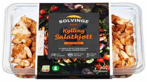 Bilde av Solvinge grillet kylling salatkjøtt.