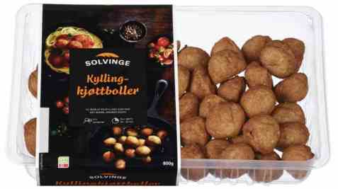 Bilde av Solvinge kyllingkjøttboller 800gr.
