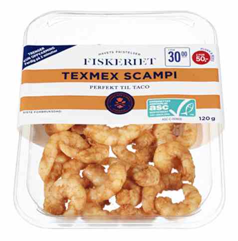 Bilde av Fiskeriet texmex scampi 120g.