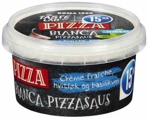 Bilde av Rema 1000 pizzasaus 180gr bianca.